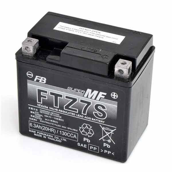 BATTERIA FURUKAWA FTZ7S (SIGILLATA ATTIVATA - FACTORY SEALED) 12V/6AH