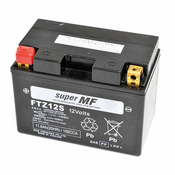 BATTERIA FURUKAWA FTZ12S (SIGILLATA ATTIVATA - FACTORY SEALED) 12V/11AH