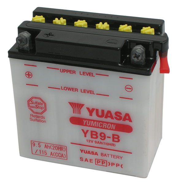 BATTERIA YUASA YB9-B 12V/9AH