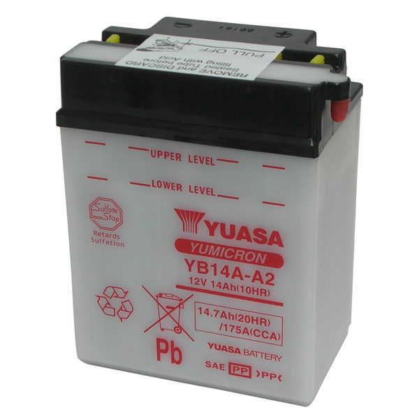 BATTERIA YUASA YB14A-A2 12V/14AH