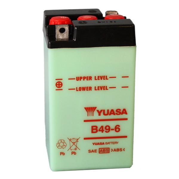 BATTERIA YUASA B49-6 6V/8AH
