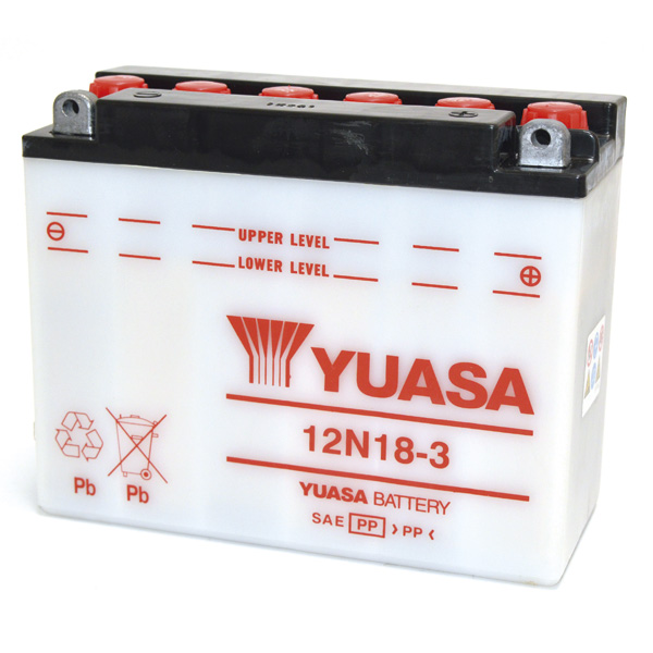 BATTERIA YUASA 12N18-3 12V/18AH