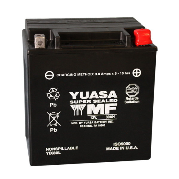 BATTERIA YUASA YIX30L (SIGILLATA ATTIVATA - FACTORY SEALED) 12V/30AH