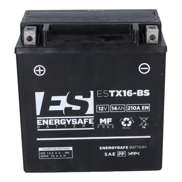 BATTERIA ENERGYSAFE ESTX16 FA (SIGILLATA ATTIVATA-FACTORY SEALED) 12V-14AH