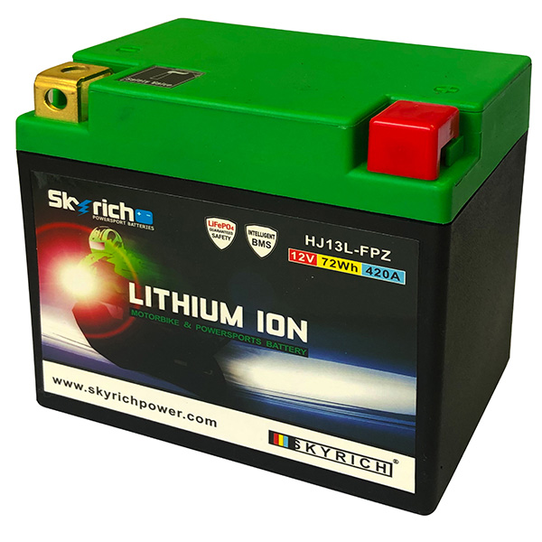BATTERIA SKYRICH LITIO HJ13L-FPZ 12.8V-6AH