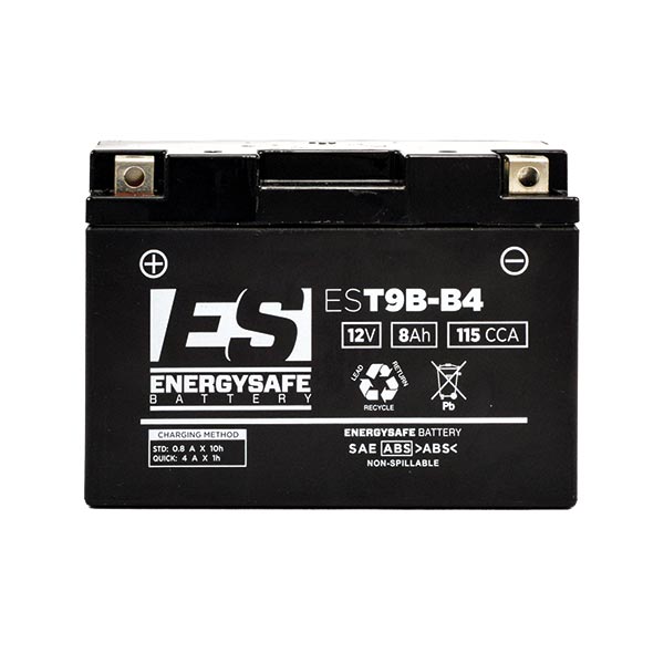 BATTERIA ENERGYSAFE EST9B-B4 12V-8AH (SIGILLATA ATTIVATA - FACTORY SEALED)