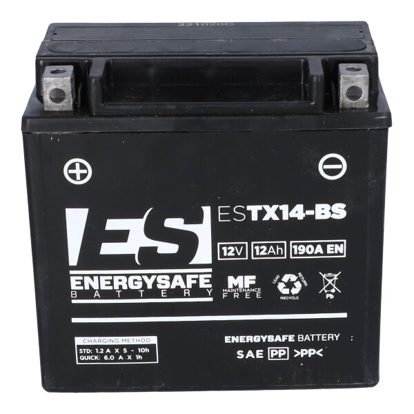 BATTERIA ENERGYSAFE ESTX14 FA (SIGILLATA ATTIVATA-FACTORY SEALED) 12V-12AH