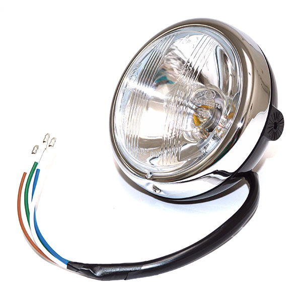 FANALE TONDO Ø 127 NERO LAMP.S2 35/35W-C/LUCE POSIZIONE