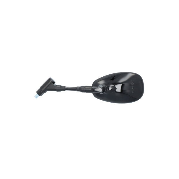 SPECCHIO DESTRO - SINISTRO NERO LUCIDO OVALE MOTO - SCOOTER M10X1,25