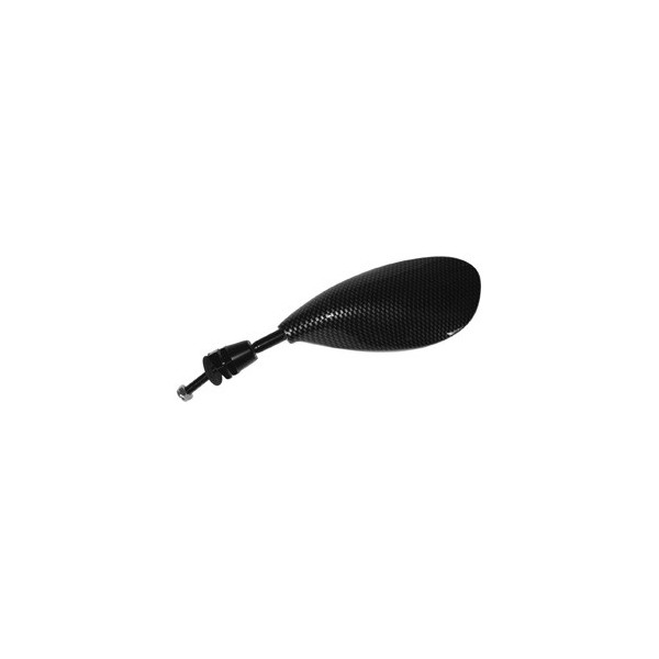 SPECCHIO SX CARBON LOOK OVALE DA CARENA