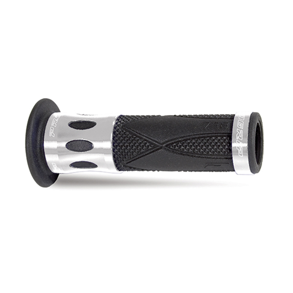 MANOPOLE STRADA FORATE PROGRIP 728 (COLORE:SILVER)