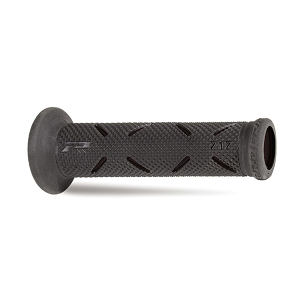 MANOPOLE STRADA FORATE PROGRIP 717 DUAL DENSITY (COLORE:TITANIO)