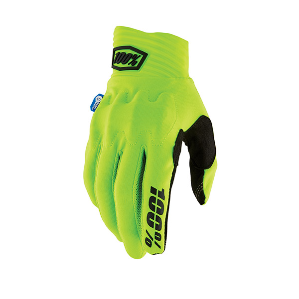 GUANTI 100% COGNITO SMART SHOCK FLUO YELLOW (S)