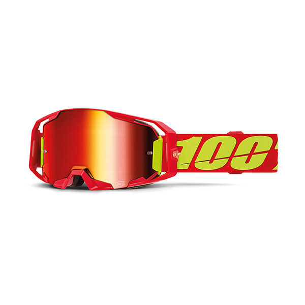 MASCHERA 100% ARMATIC RED - LENTE A SPECCHIO ROSSA