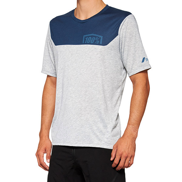 AIRMATIC MAGLIA A MANICHE CORTE GREY/MIDNIGHT - S