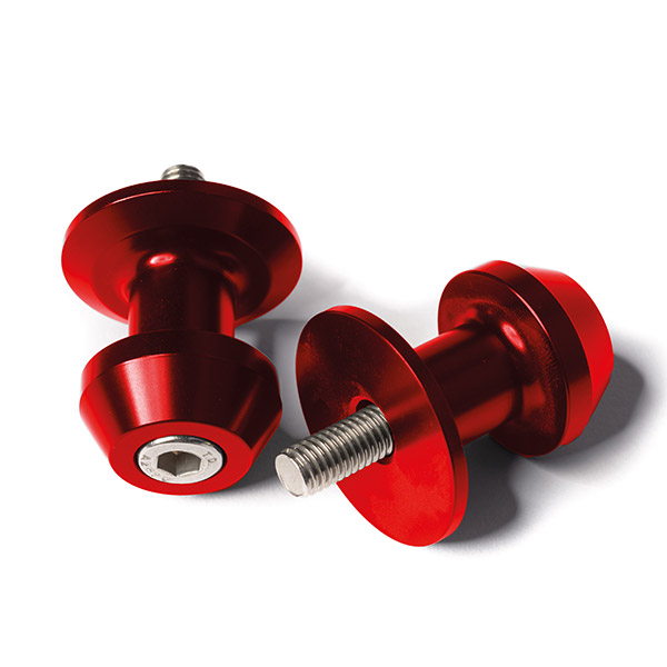 COPPIA SUPPORTI CAVALLETTO POSTERIORE (10MM) COLORE ROSSO