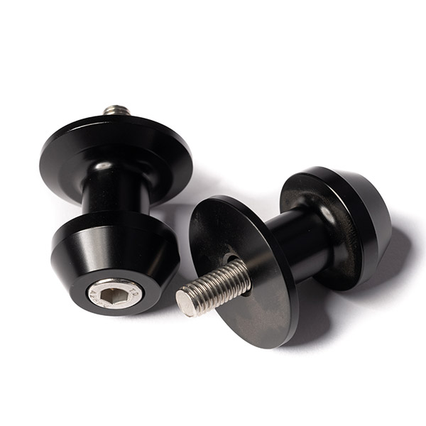 COPPIA SUPPORTI CAVALLETTO POSTERIORE (6MM) COLORE NERO