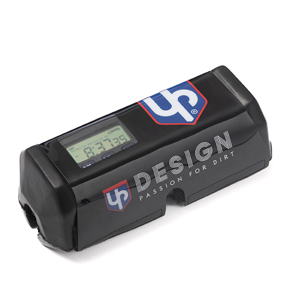 PARACOLPI MANUBRIO CON CRONOMETRO INTEGRATO UP DESIGN NERO