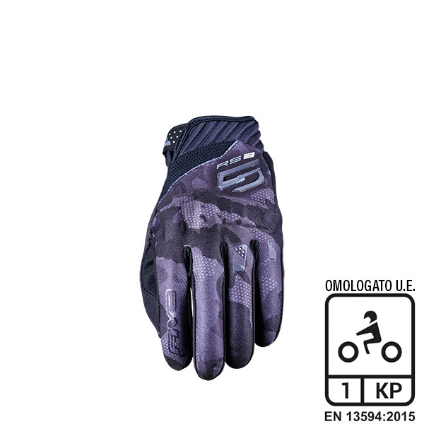 GUANTI FIVE RS3 EVO GRAPHICS CAMO BLACK (M)