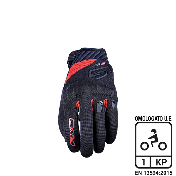 GUANTI FIVE RS3 EVO BLACK/RED (XXXL)