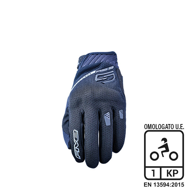 GUANTI FIVE RS3 EVO AIRFLOW BLACK (XXL)