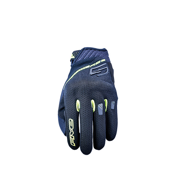 GUANTI FIVE RS3 EVO AIRFLOW BLACK/FLUO YELLOW (L)