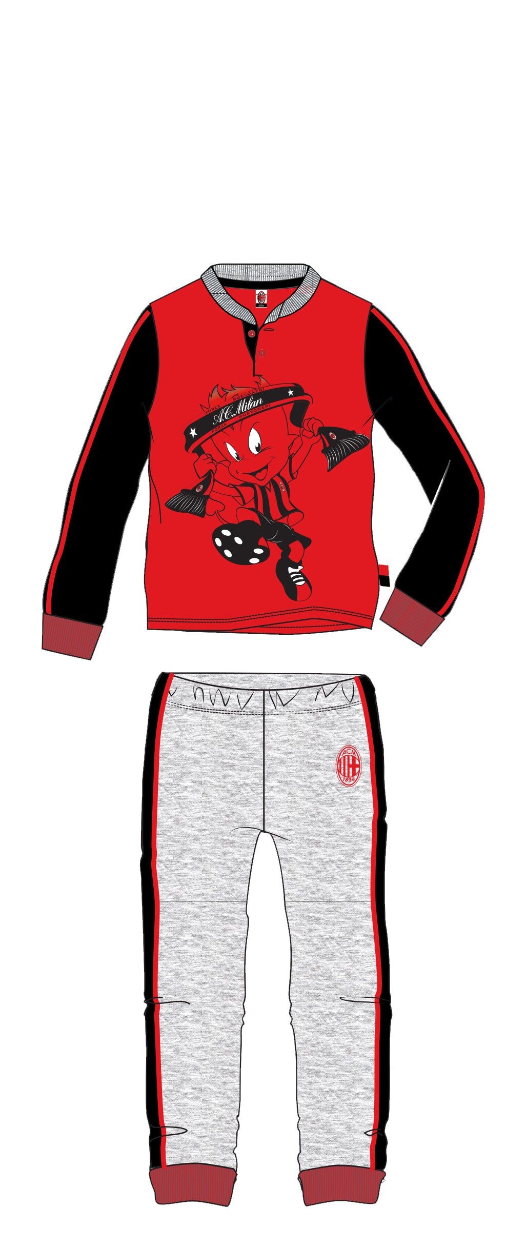 Pigiama Planetex Bambino Milan 15/16ABCBD_IT_0003_00000000028791_3_8_4A