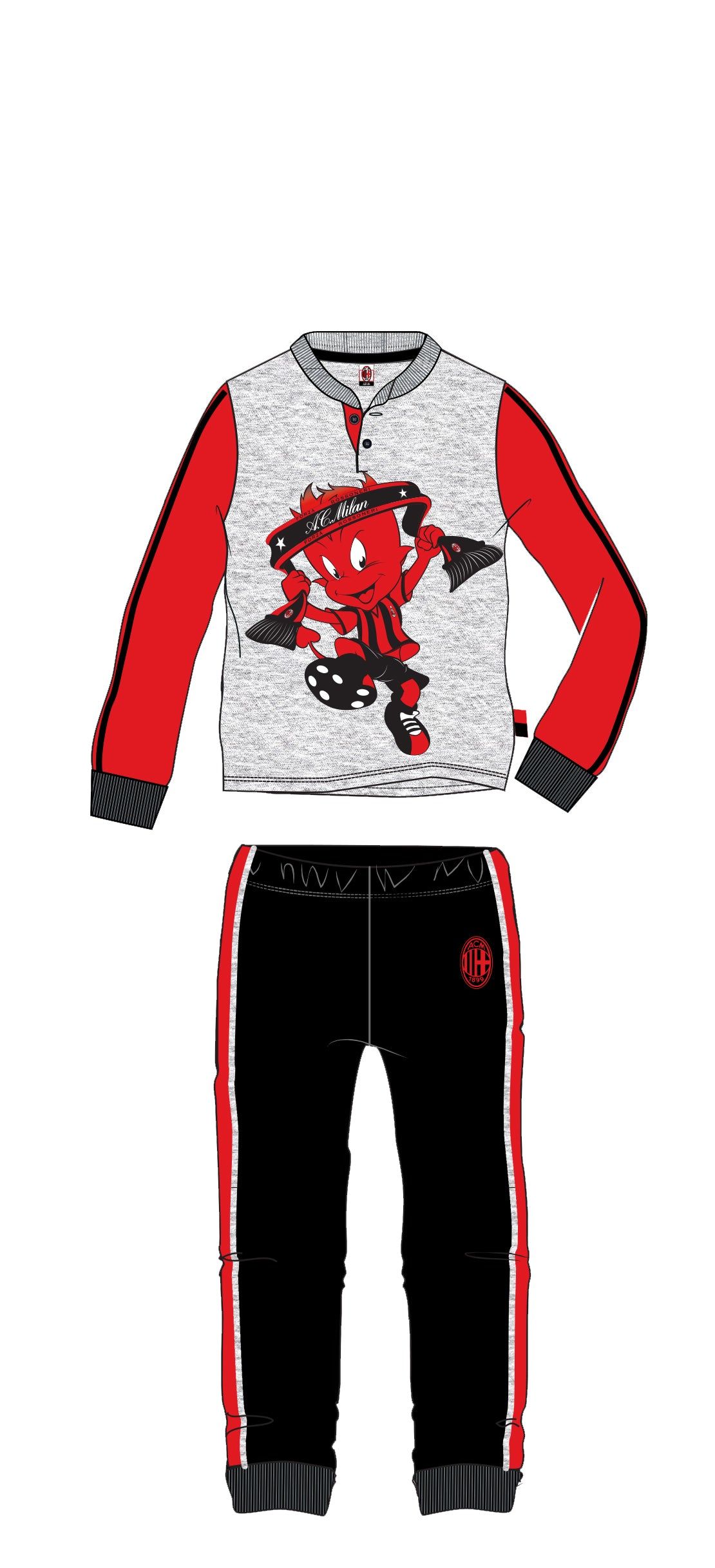 Pigiama Planetex Bambino Milan 15/16ABCBD_IT_0003_00000000028791_8_6_3A