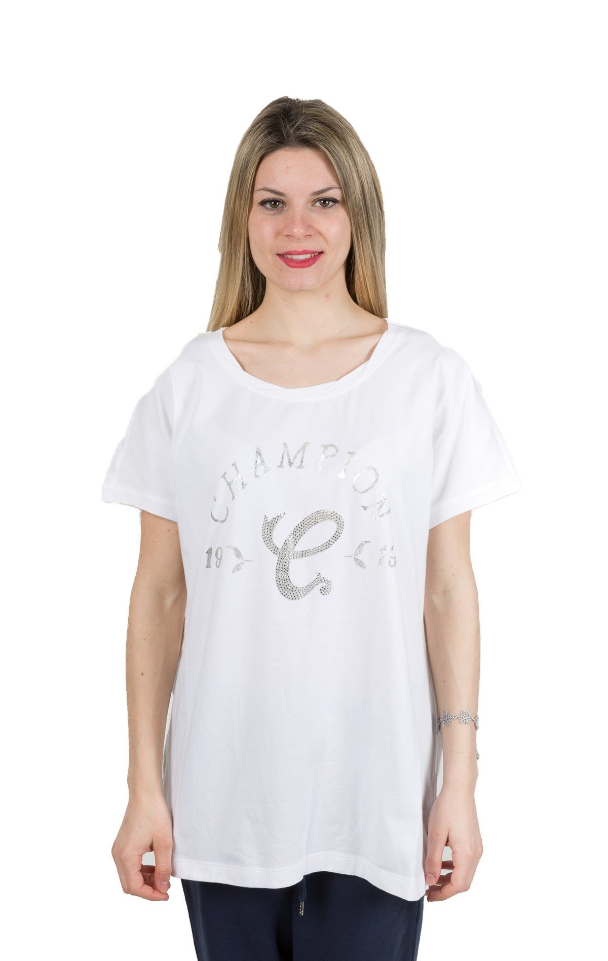 T-Shirt Donna Stretch StrassABCBD_IT_0003_00000000036593_7_0_S