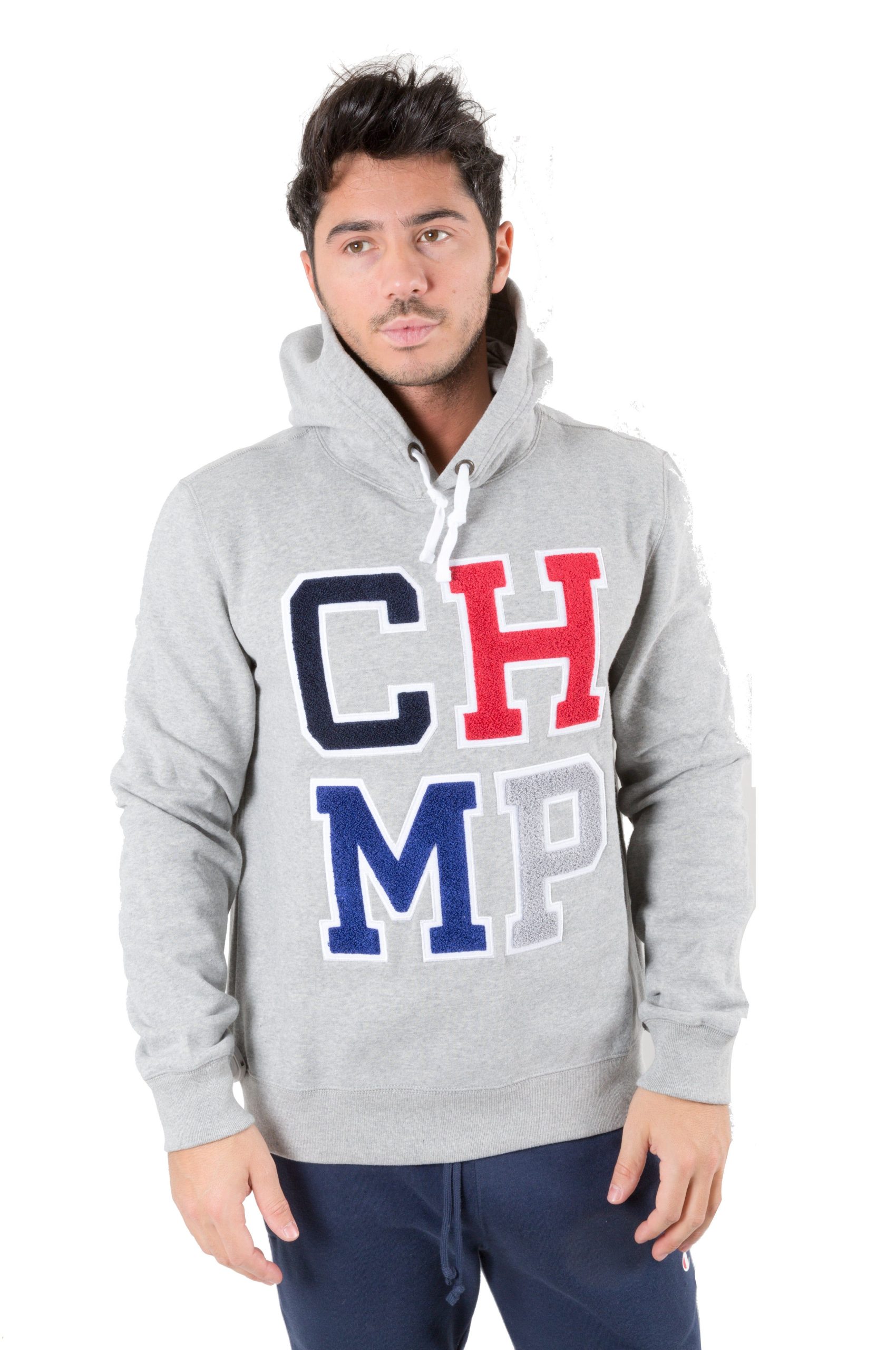 Felpa Uomo Varsity Chmp Chiusa Con Cappuccio