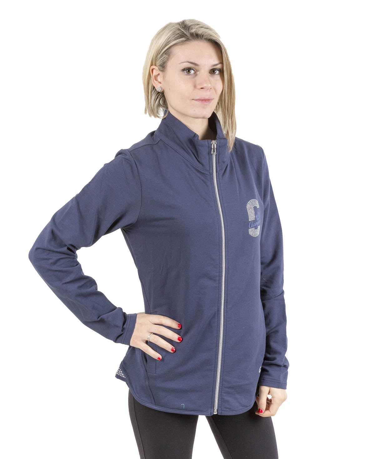 Felpa Donna Full Zip StrasABCBD_IT_0003_00000000050234_2_0_L