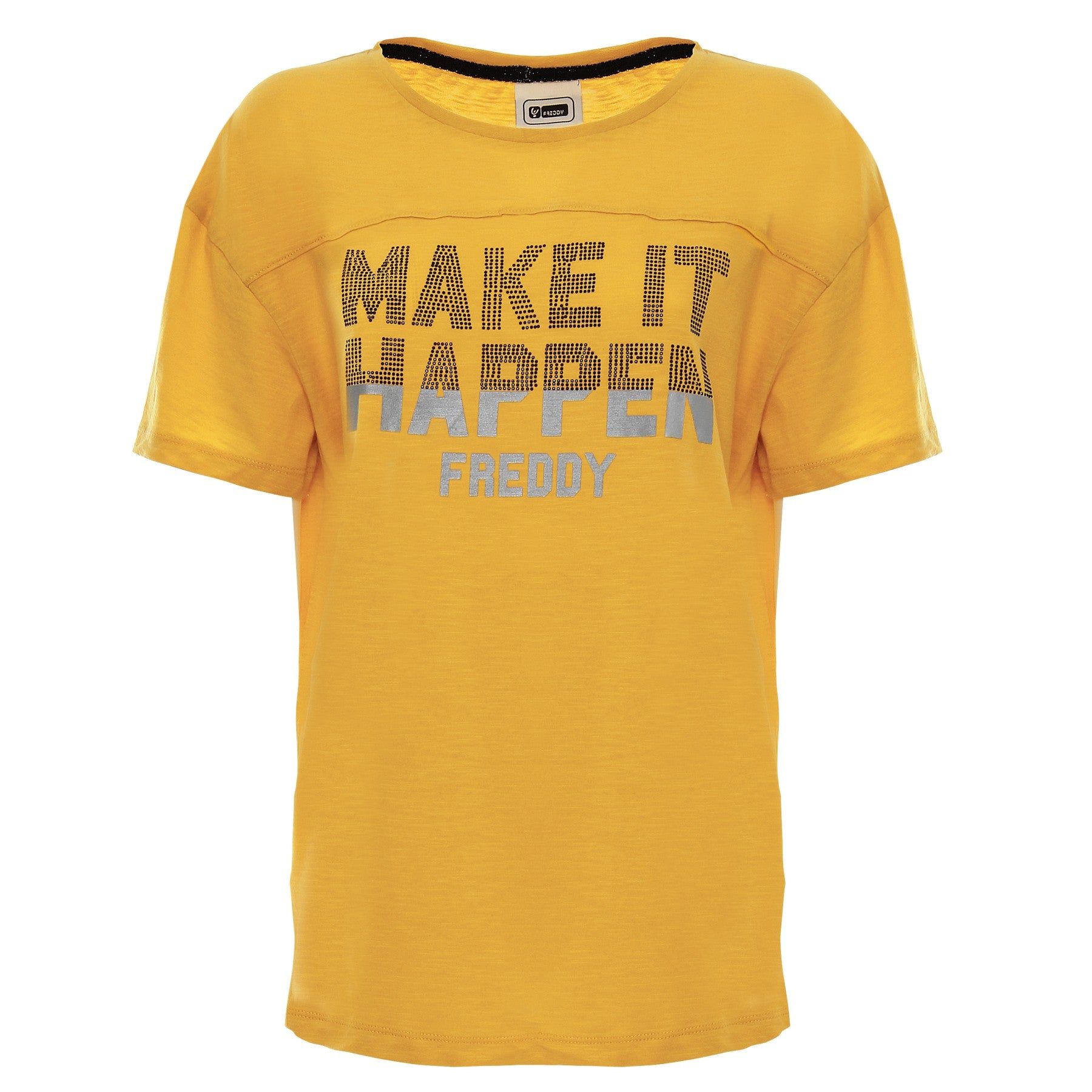 T-Shirt Donna Maniche Corte Stampa Degradé