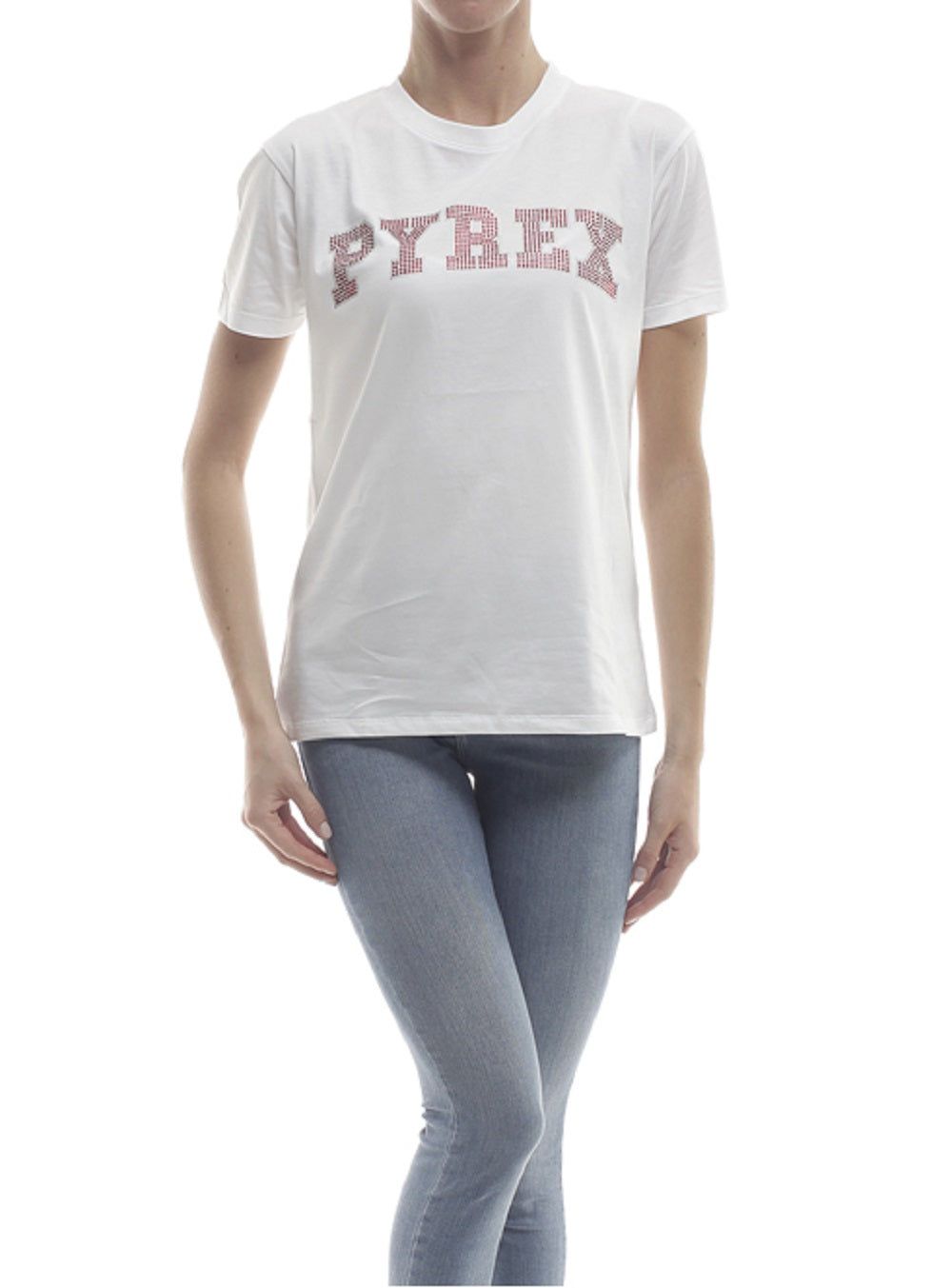 T-Shirt Donna Swarovski Rosso