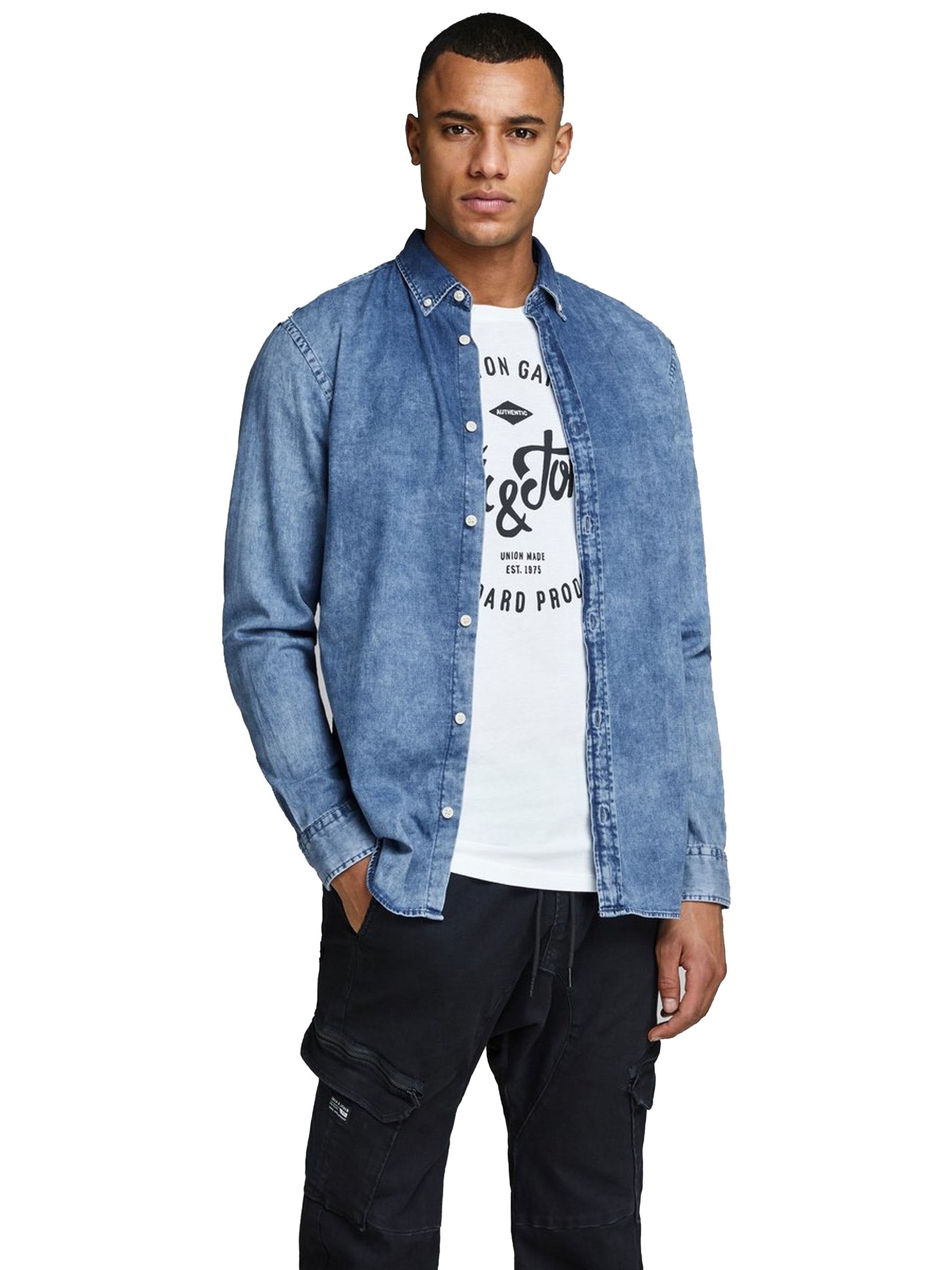 Camicia Jeans Uomo Minimal - Image 5