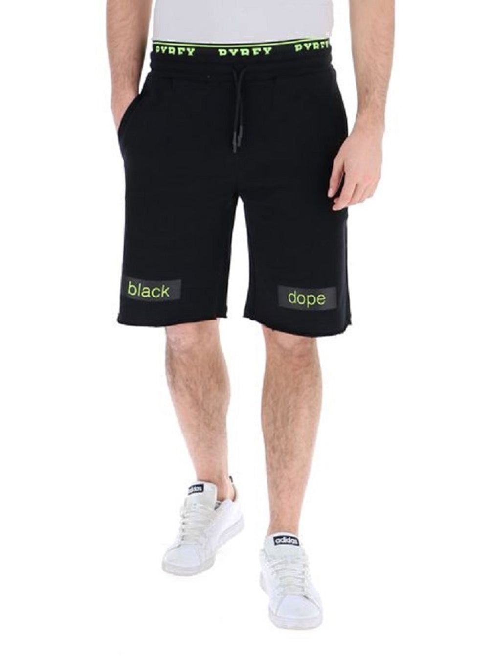 Short Uomo Elastico Stampa Fluo