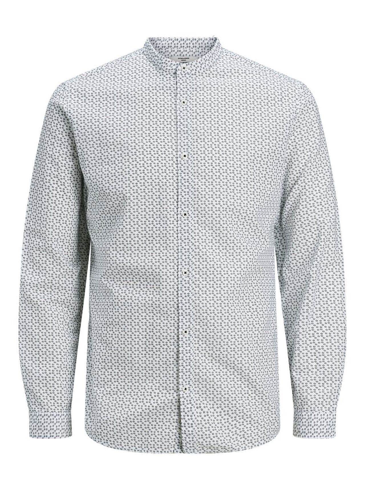 Camicia Uomo Mandarin Collar