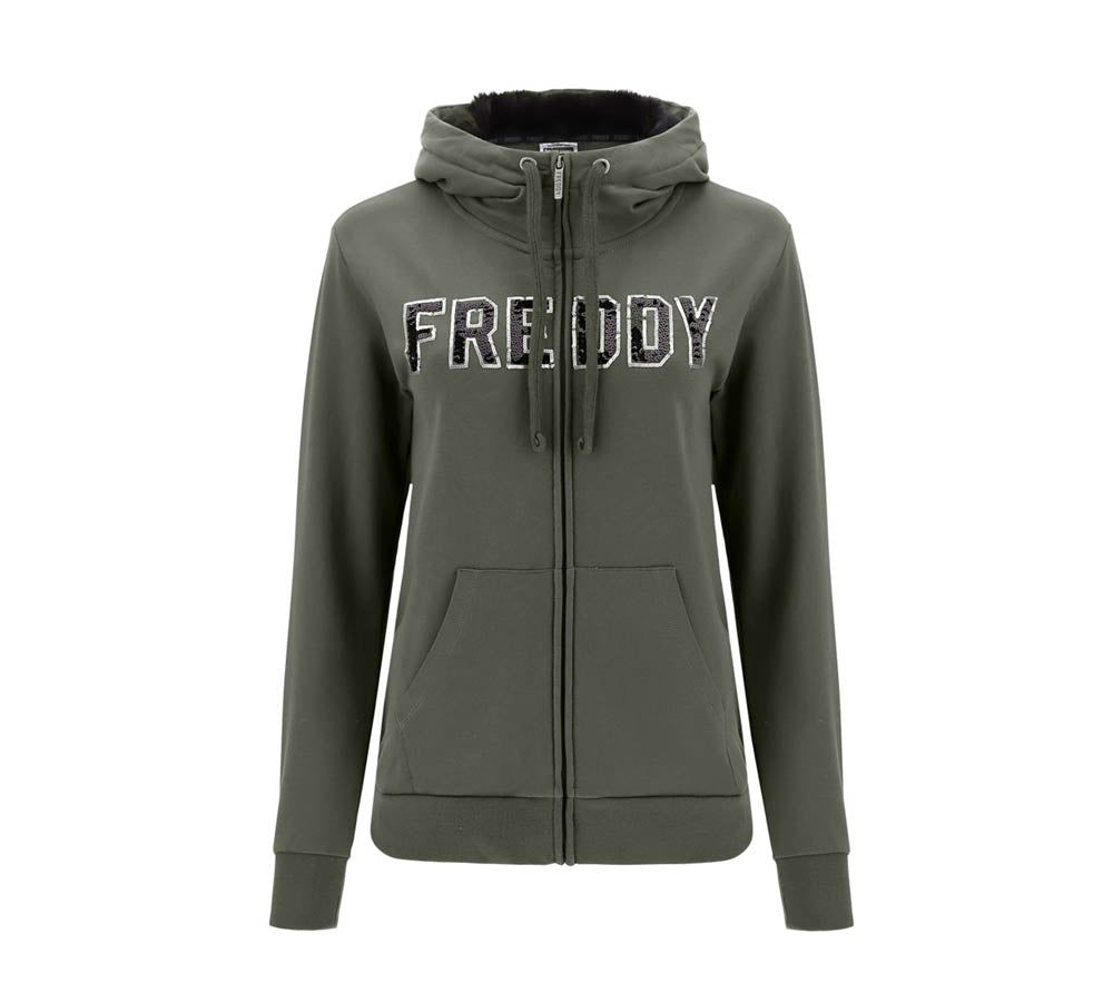 Felpa Donna College Pailettes Hoodie