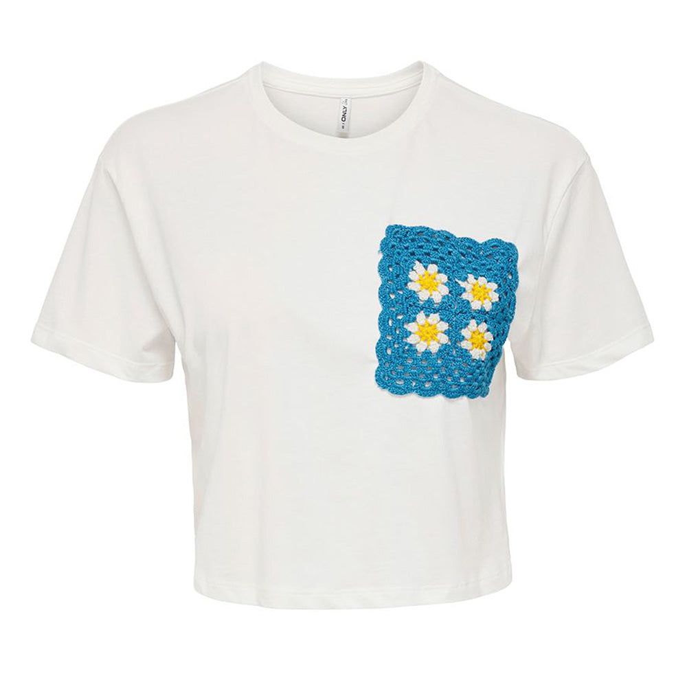 T-shirt Donna Cropped Woodstock