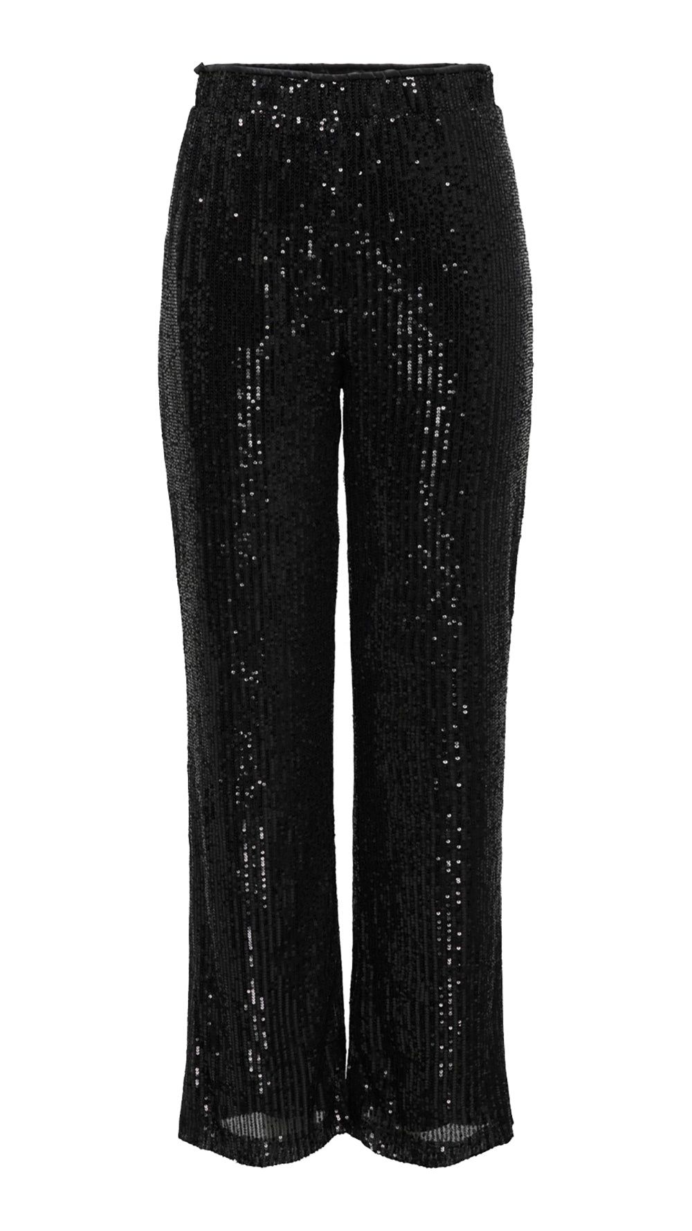 Pantaloni Donna Gamba Larga Dorati