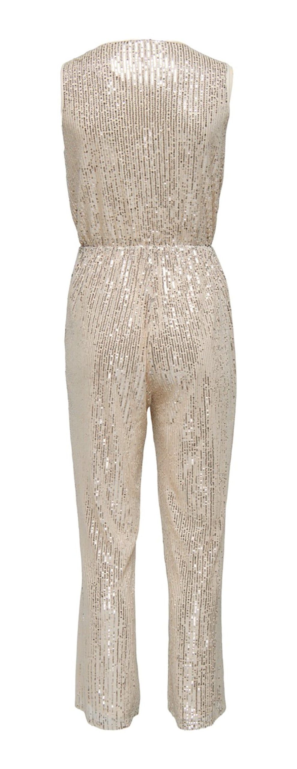 Abito Donna Smanicato Dorato - Image 4