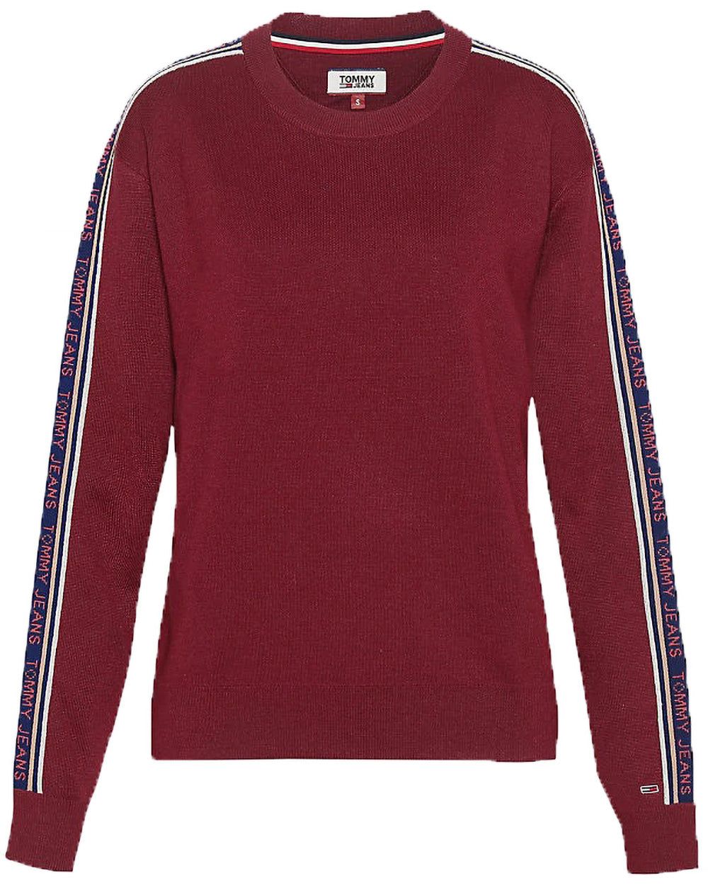 Maglione Donna Solid Tape Detail Sweater