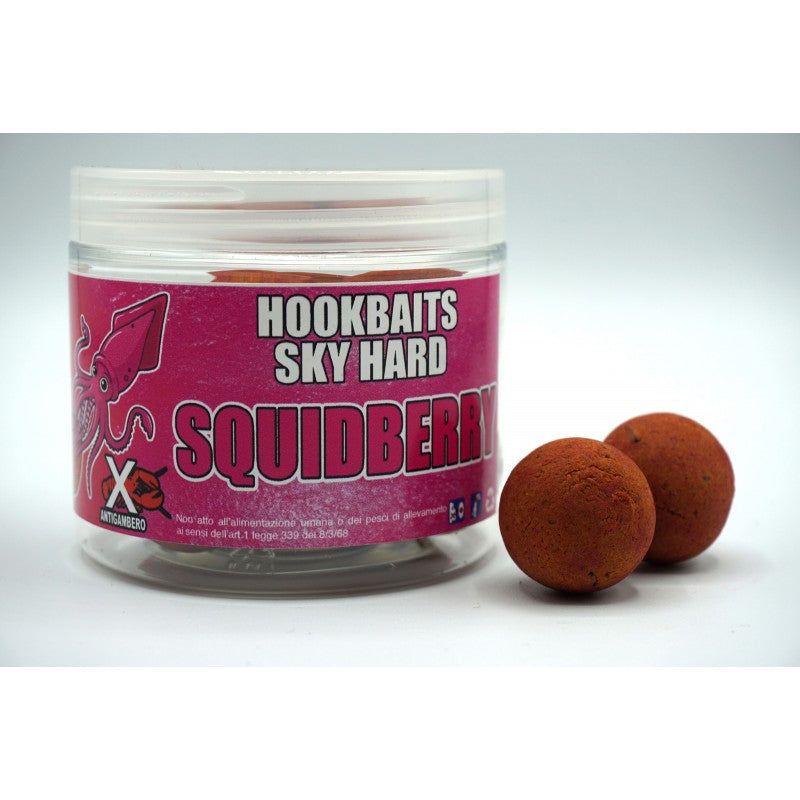Boilies alleggerite Sky Hard SquidBerry 24 mm