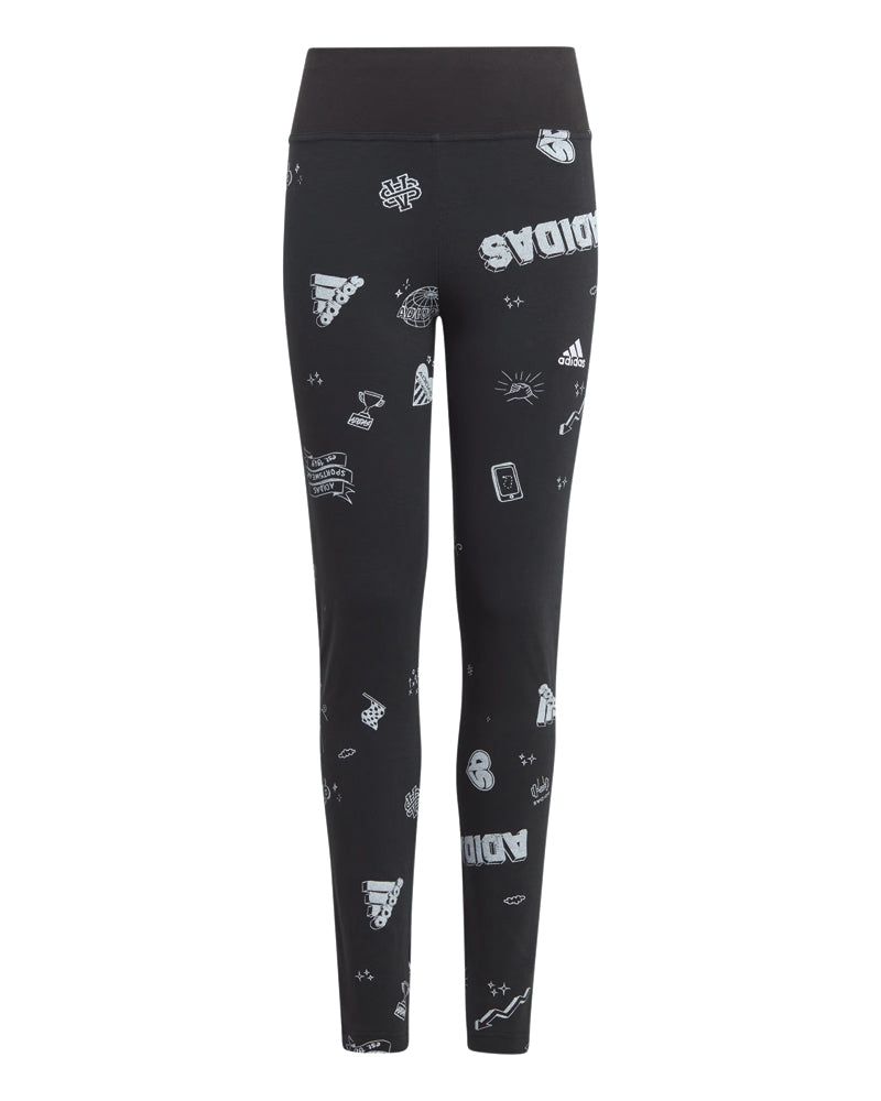 Leggings Bambina Love Allover Print