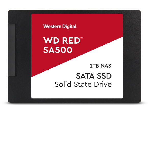 Western Digital Red WD SA500 1 TB 2.5 Serial ATA III 3D NAND (WD Red SA500 WDS100T1R0A-68A4W0 - SSD - 1 TB - interno - 2.5 - SATA 6Gb/s)