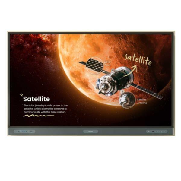 BenQ Board Pro RP6504 lavagna interattiva 165,1 cm [65] 3840 x 2160 Pixel Touch screen Nero HDMI (RP6504 65IN 3840X2160 1200:1 - 450CD/M2 8MS HDMI/USB)