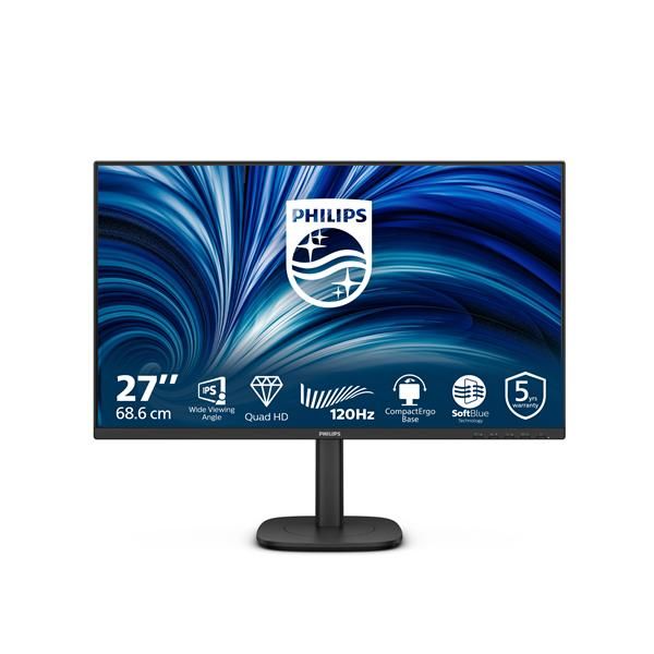 Philips 27B2N3500J/00 Monitor PC 68,6 cm [27] 2560 x 1440 Pixel 2K LCD Nero (Philips 27B2N3500J sk?rm - WLED - 27)