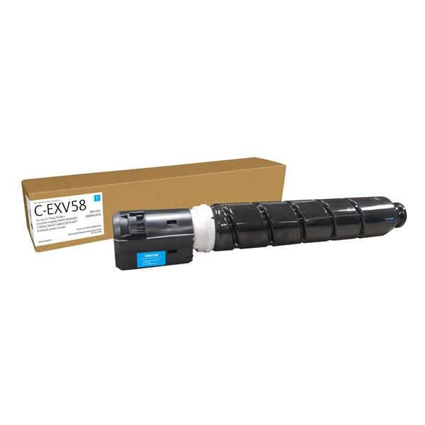 Toner rigenerato Everyday™ di Xerox Ciano compatibile con Canon C-EXV58 [3764C002AA], Capacità standard (EVERYDAY REMANUFACT. TONER REPL - CANON C-EXV58 CYAN [3764C002AA])