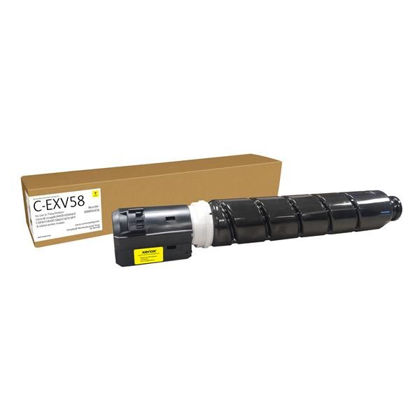 Toner rigenerato Everyday™ di Xerox Giallo compatibile con Canon C-EXV58 [3766C002AA], Capacità standard (EVERYDAY REMANUFACT. TONER REPL - CANON C-EXV58 YELLOW 3766C002AA)