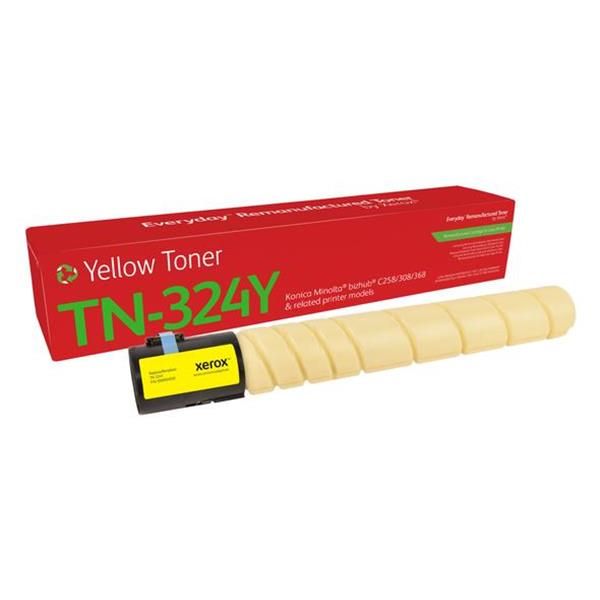 Toner rigenerato Everyday™ di Xerox Giallo compatibile con Konica Minolta A8DA230 [A8DA230], Capacità standard (EVERYDAY REMANUFACT. TONER REPL - KONICA M. TN-324Y YELLOW A8DA230)