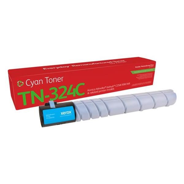 Toner rigenerato Everyday™ di Xerox Ciano compatibile con Konica Minolta A8DA430 [A8DA430], Capacità standard (EVERYDAY REMANUFACT. TONER REPL - KONICA M. TN-324C CYAN [A8DA430])